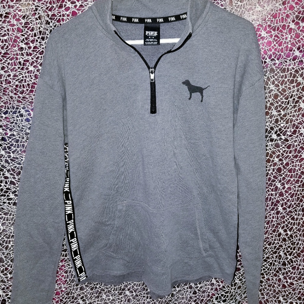 Victoria's Secret pink quarter zip medium